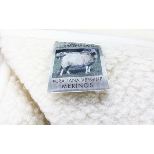 MARY BLANKET in real MERINO WOOL 1000 gr. Pure virgin wool