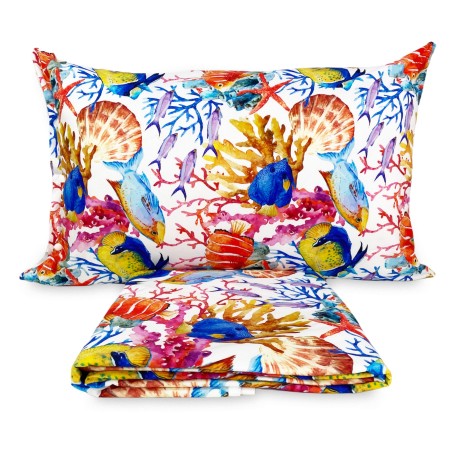 housse de couette tropicale