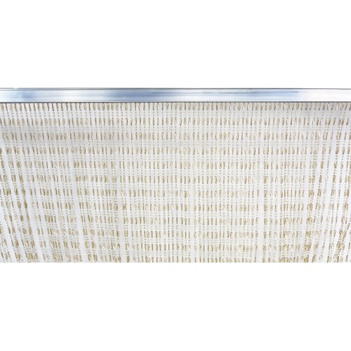 TENDA PABLO © a PERLINE anti insetti BEIGE in PVC antirumore con asta in METALLO