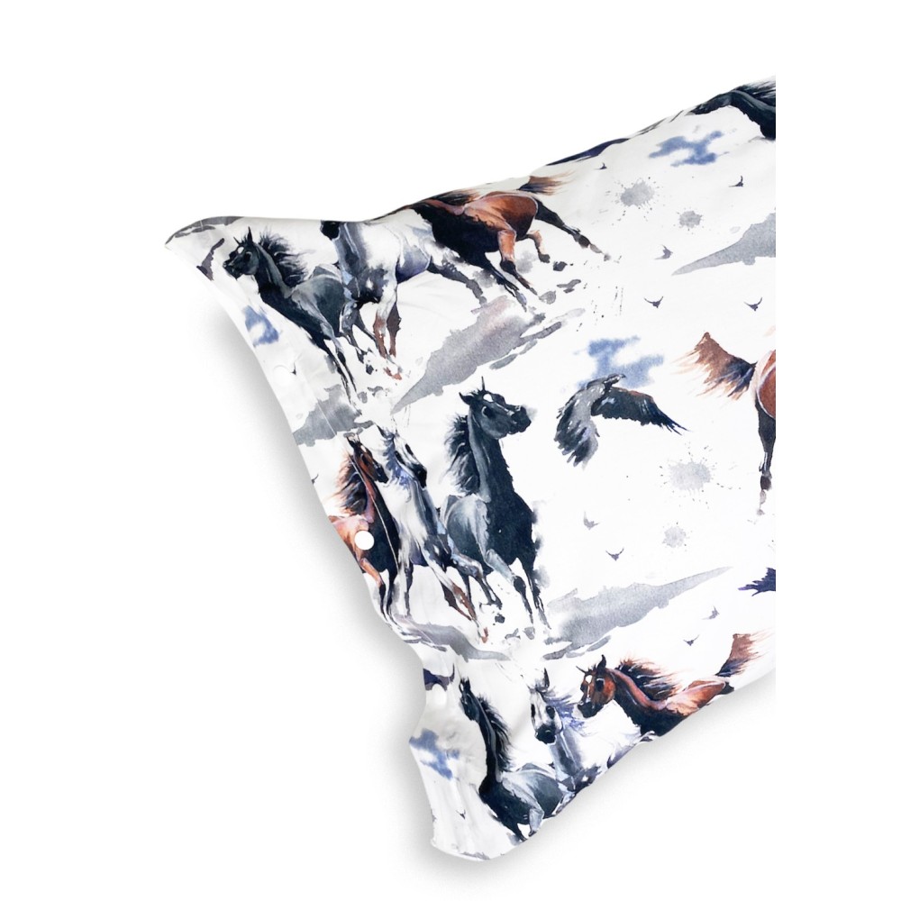 HOUSSE DE COUETTE POUR CHEVAUX DE COURSE EN COTON PUR Fabriqué en Italie