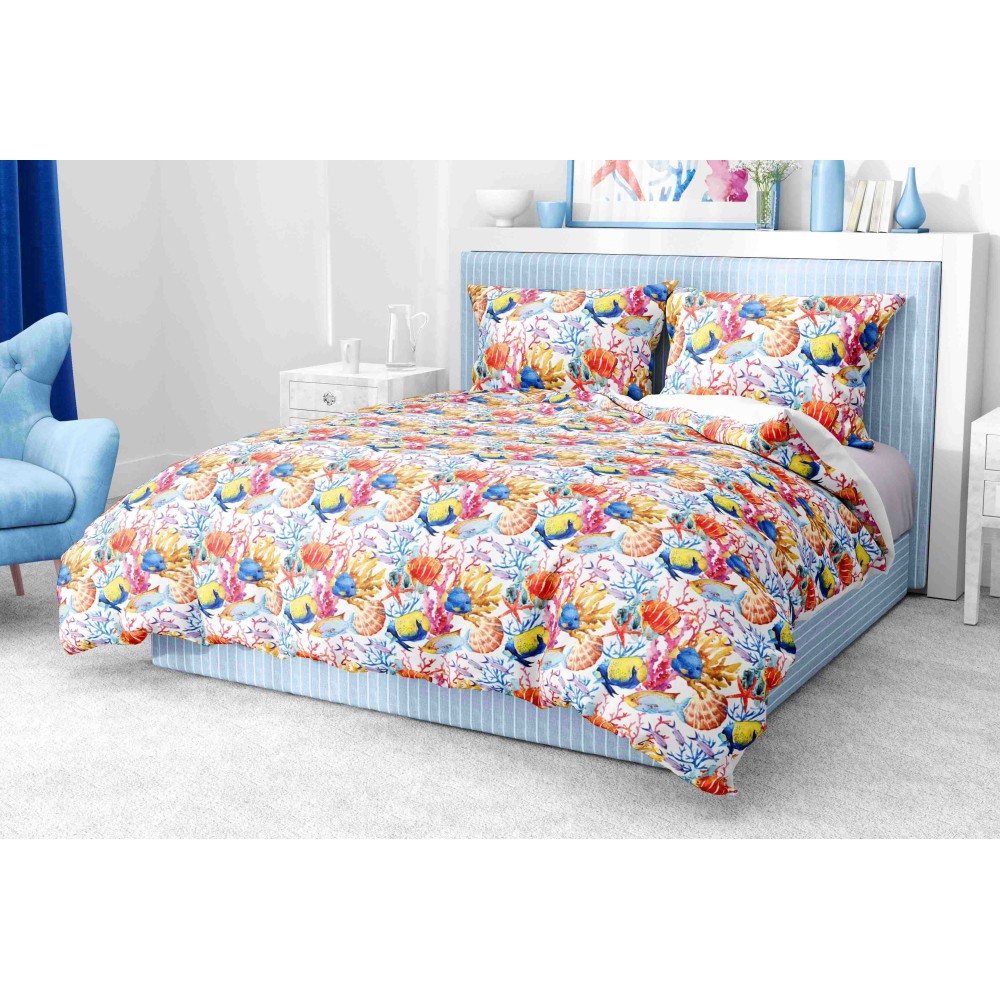 housse de couette tropicale