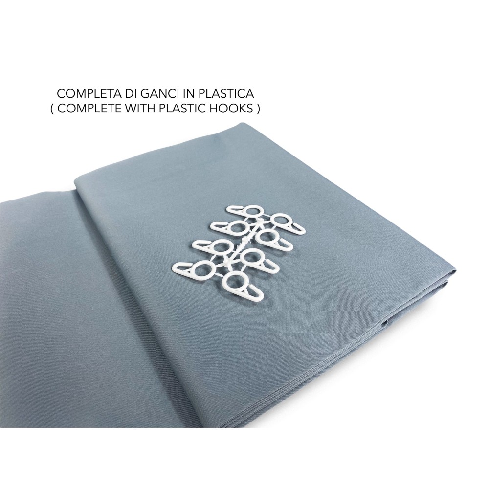 TOLDO EXTERIOR VERTIGO JARDÍN BALCÓN GRIS SÓLIDO IMPERMEABLE Y REPELENTE AL AGUA