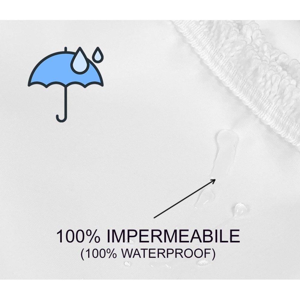 TOLDO EXTERIOR VERTIGO JARDÍN BALCÓN BLANCO UNITED IMPERMEABLE Y REPELENTE AL AGUA