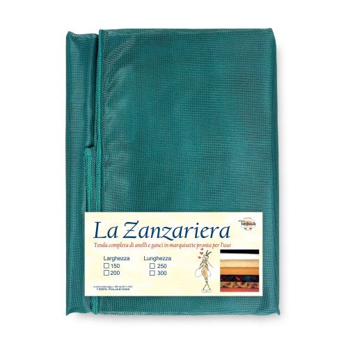 MARQUISETTE MOSQUITO net CURTAIN for outdoor leaded in 8 different sizes plain GREEN