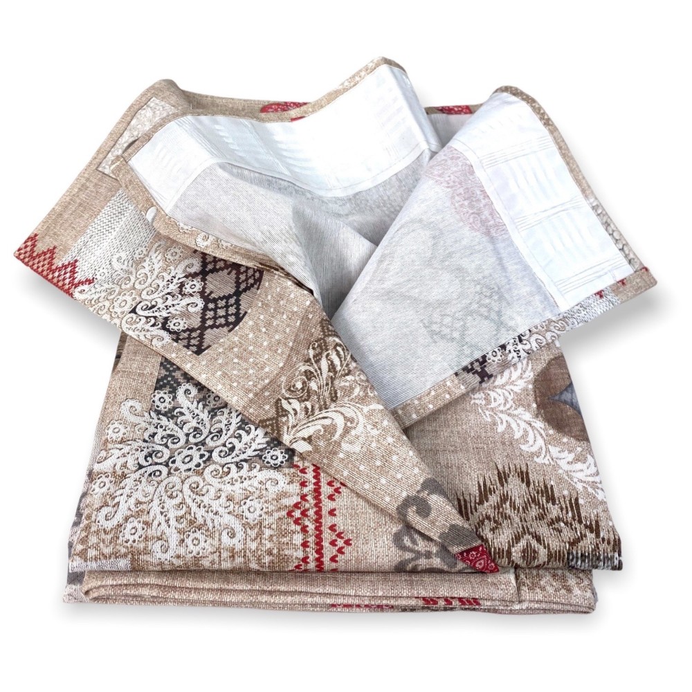 SHABBY TENT rouge cm.150X280 Tyrol emballé MADE in ITALY