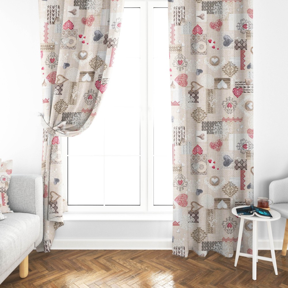 SHABBY TENT rouge cm.150X280 Tyrol emballé MADE in ITALY