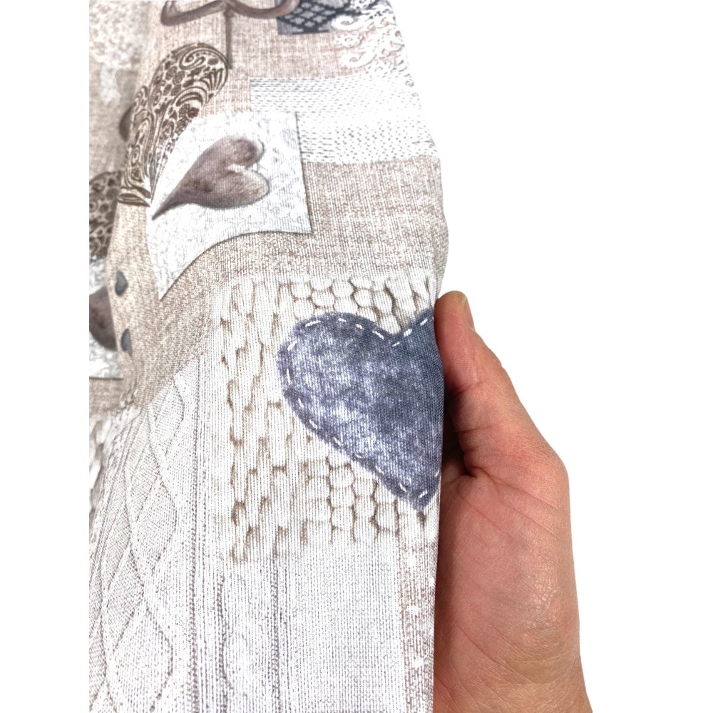 FUNDA DE DECORACIÓN Funda GRAN SCARF COLCHA funda de sofá Tirolesa SHABBY BEIGE