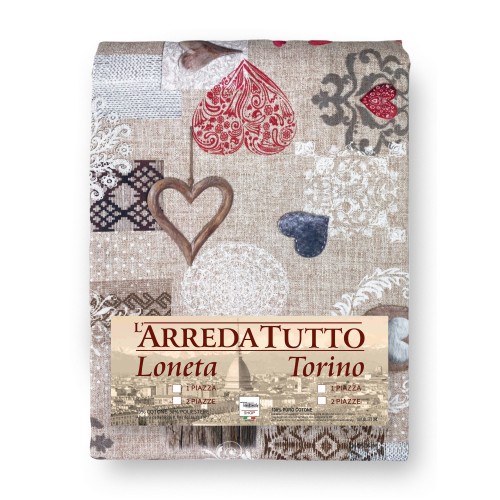 SERVIETTE HOUSSE DE MEUBLE GRAN SCARF BEDSPREAD housse de canapé Shabby RED