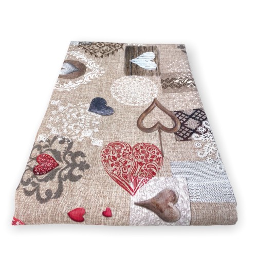 SERVIETTE HOUSSE DE MEUBLE GRAN SCARF BEDSPREAD housse de canapé Shabby RED