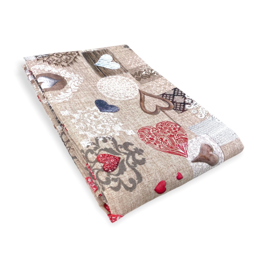 MÖBELBEZUG Bezug GRAN SCARF TAGESDECKE Sofabezug Tiroler SHABBY ROT