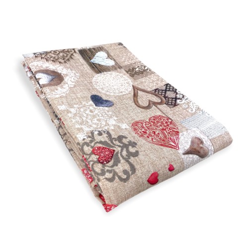 FUNDA DE DECORACIÓN Funda GRAN SCARF COLCHA de sofá Funda de sofá Tirolesa SHABBY RED