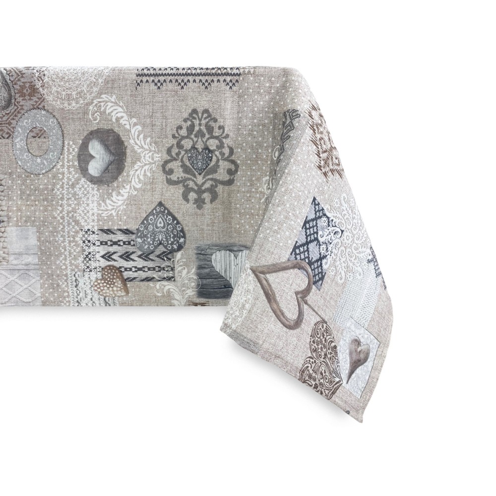 TOVAGLIA antimacchia RESINATA TORINO Tirolese SHABBY Beige