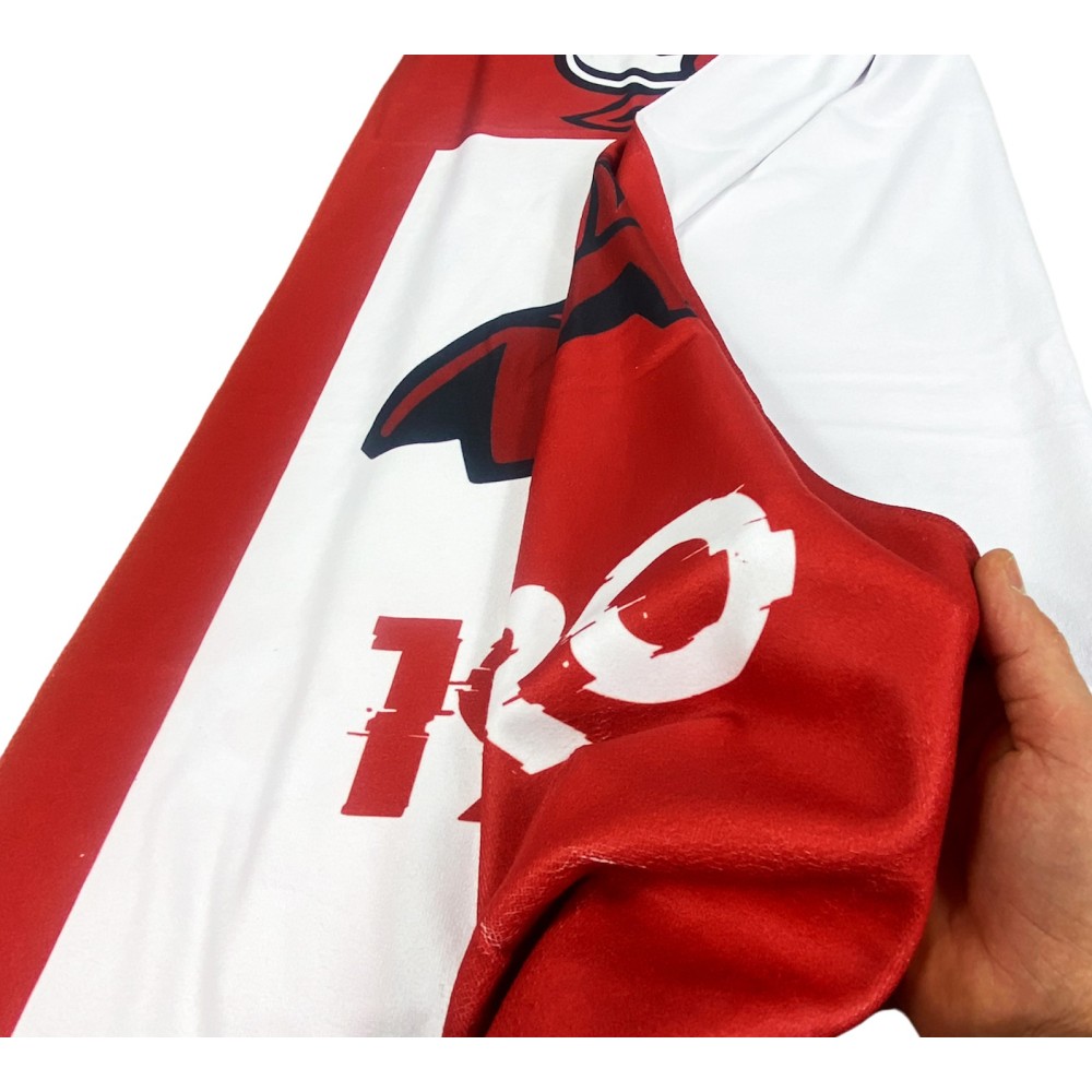 TOALLA DE PLAYA FORZA TORO SPORT talla grande cm. 90 X 170 y postal TURÍN HA SIDO y seguirá siendo GRANATA