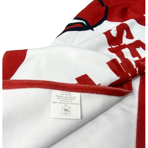 SERVIETTE de plage SPORT PUISSANCE TORO grande taille, le cm. 90 X 170 et de la carte postale de TURIN A ÉTÉ, et restera, la