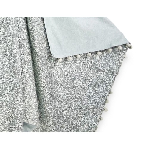 DOUBLE SERVIETTE DE PLAGE KIKOY Boy Grey en COTON et ÉPONGE avec KEEP BACKPACK