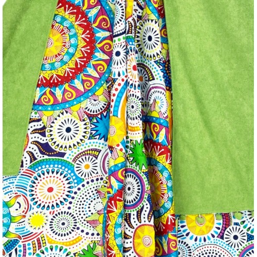 TELO mare doppio KIKOY Colours in COTONE e in SPUGNA con ZAINO KEEP