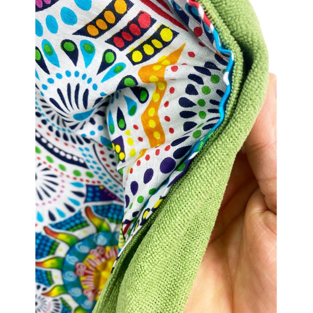 TELO mare doppio KIKOY Colours in COTONE e in SPUGNA con ZAINO KEEP