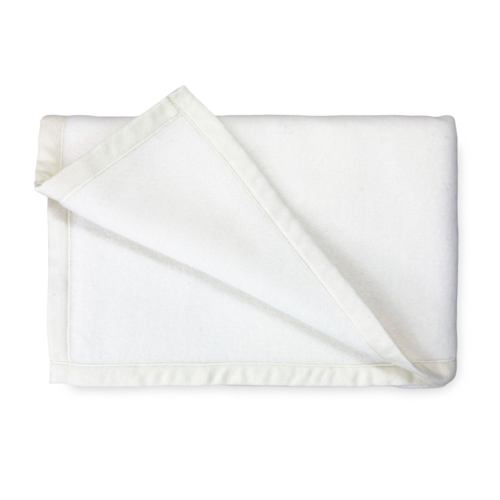 MANTA LIGERA PRIMAVERA VERANO EN LANA MERINO FINO VERANO DOBLE 2 CUADRADOS Natural