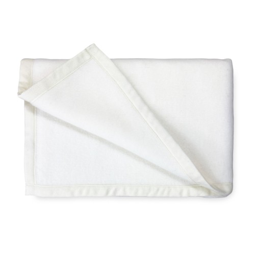 MANTA LIGERA PRIMAVERA VERANO EN LANA MERINO FINO VERANO DOBLE 2 CUADRADOS Natural