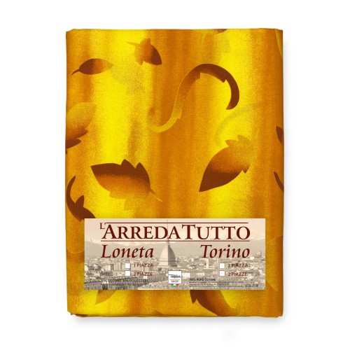 BADEN BEZUG GRAN SCARF Tagesdecke SOFA BEZUG Stoff YELLOW LEAF