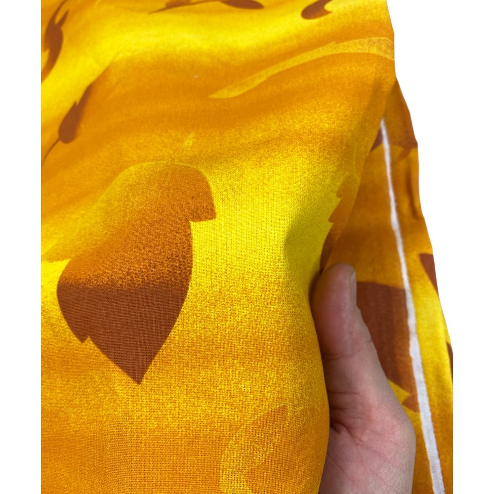 SERVIETTE HOUSSE DE MEUBLE GRAN SCARF couvre-lit CANAPÉ HOUSSE tissu FEUILLE JAUNE