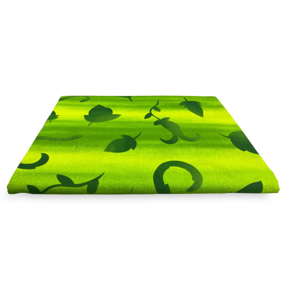 FURNISHING COVER GRAN SCARF bedspread SOFA COVER fabric GREEN LEAF