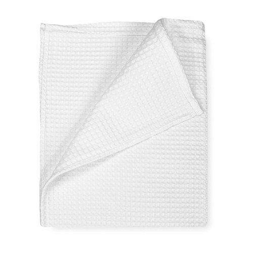 SET 6 toallas GUEST Algodón COLOR LISO blanco HONEYCOMB HOTEL SUPPLY cm.40X60