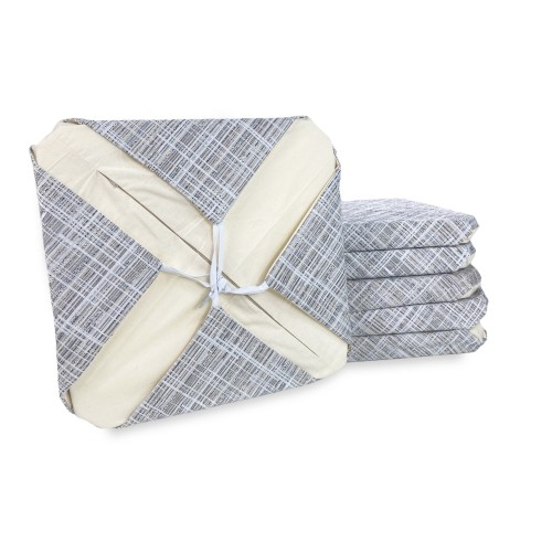 HOUSSE DE SIÈGE avec AILES couleur unie EN TISSU Jacquard MODERNE Beige