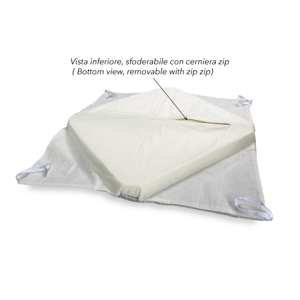 FUNDA DE SILLA CON ALAS color liso EN TELA Jacquard MODERNO Beige