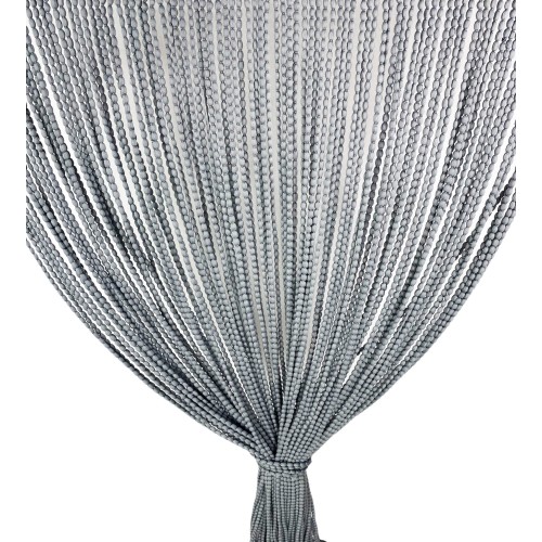 Mariel © SOFT BEADED TENT en Tissu Anti-insectes doux anti-bruit avec Fils Gris