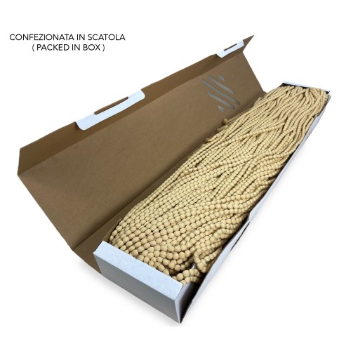 Mariel © SOFT BEADED TENT en Soft Anti-insect anti-noise Tissu fils beiges