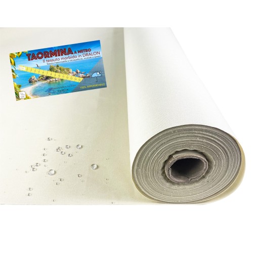 TESSUTO tenda SOLE TAORMINA in DRALON da esterno GIARDINO balcone A METRO impermeabile e idrorepellente altezza cm. 160
