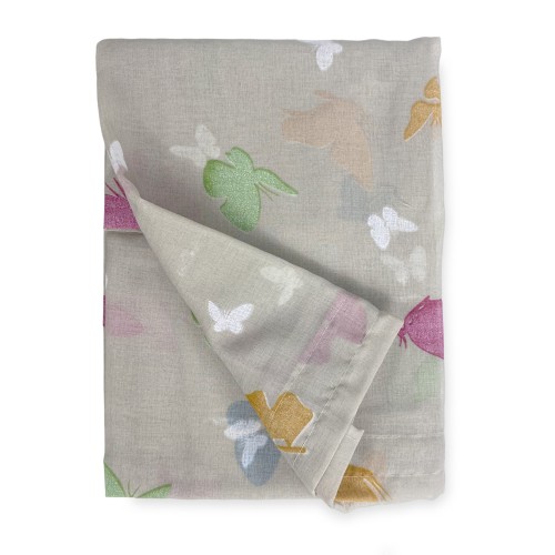 Paire DE RIDEAU DE VERRE FARFALLE Beige large cm. 60 de Window and Door