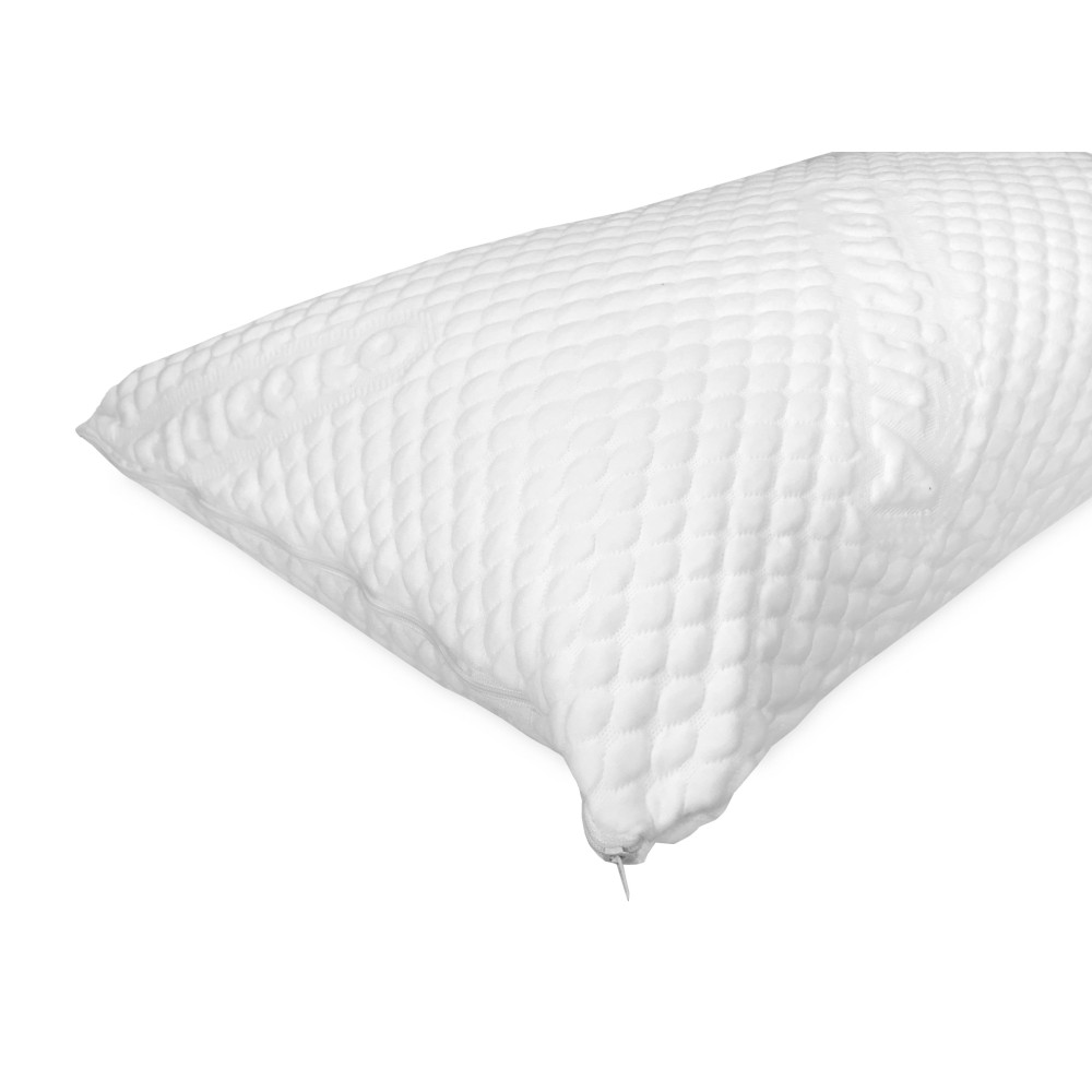 UNDER THE HYPOALLERGENIC ANTI-MITE SLIPCASE BRIGITTE MASSAGING BUBBLES cm. 50x120 French Square and Half size