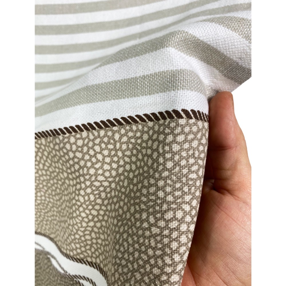 TELO MARE fouta BOY BEIGE misura GRANDE con zaino Spiaggia KEEP CALM CM.100X200