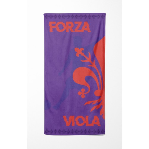 FORZA VIOLA Frotteehandtuch groß Größe cm. 90 X 170 CM