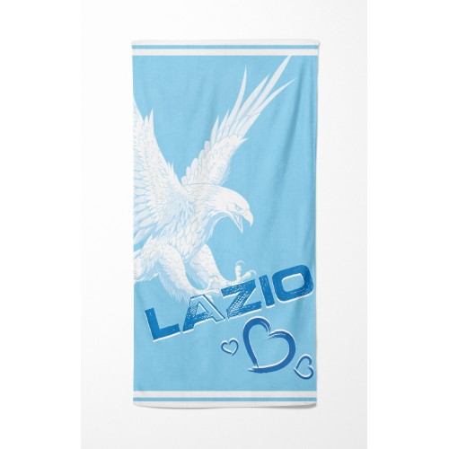 I Love LAZIO terry towel large cm. 90 X 170