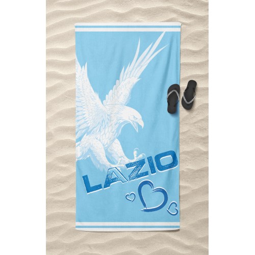 I Love LAZIO toalla de rizo grande cm. 90 x 170