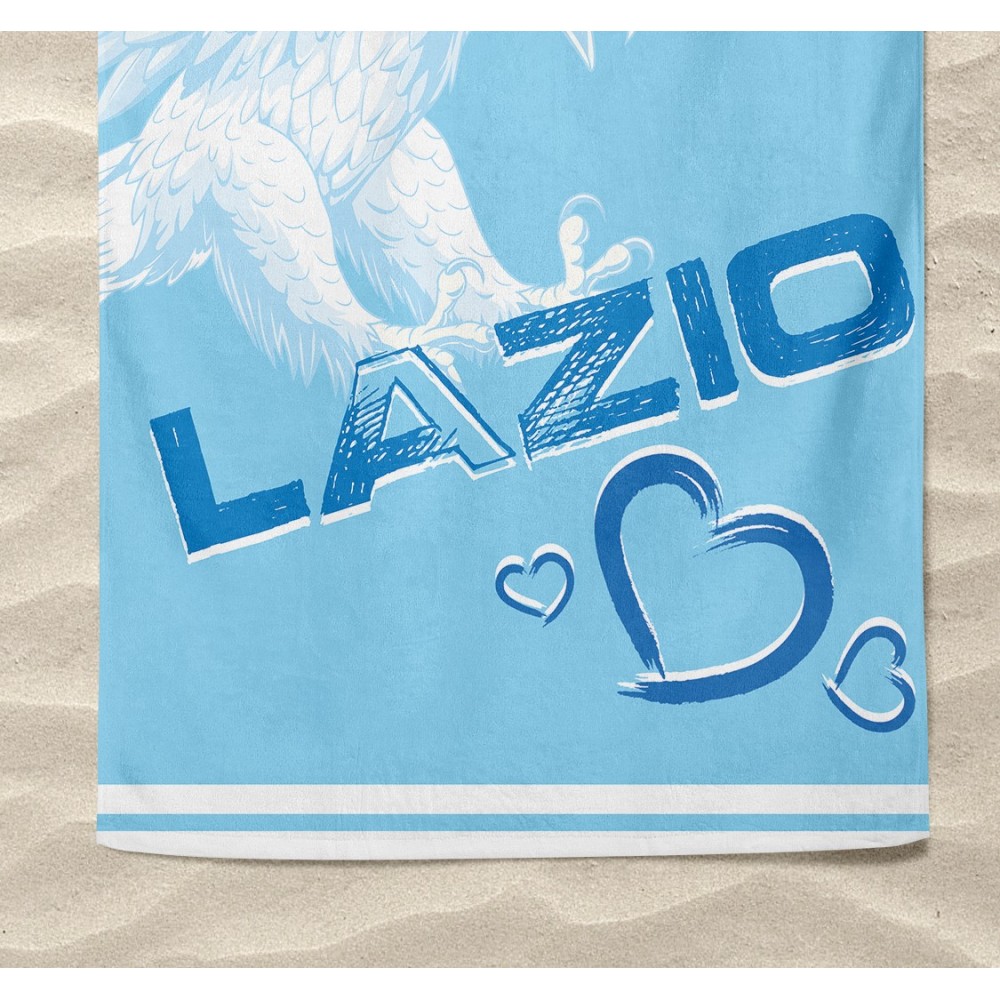 I Love LAZIO terry towel large cm. 90 X 170