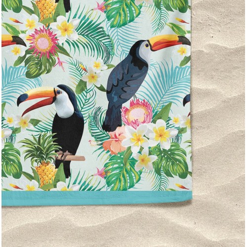 SERVIETTE DE PLAGE en éponge tucani mesure un grand cm. 90 x 170