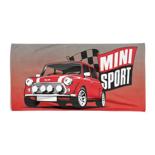 MINI SPORT terry beach towel large size cm. 90 X 170