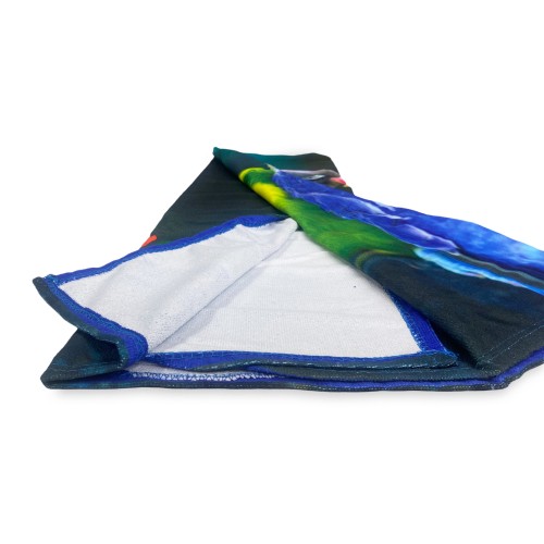 SERVIETTE DE PLAGE en éponge Taille INSÉPARABLE grand cm. 90 x 170