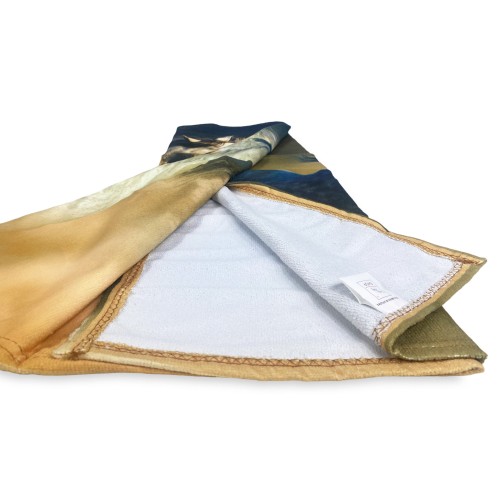 SERVIETTE DE PLAGE en éponge I TRE CAVALLI mesure un grand cm. 90 x 170