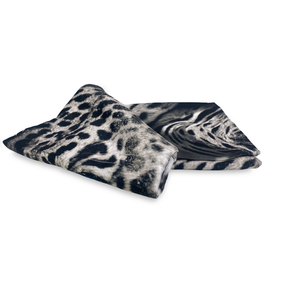 STRANDTUCH aus Leopardenfrottee BORN to BE FREE in großer Größe cm. 90 X 170 CM