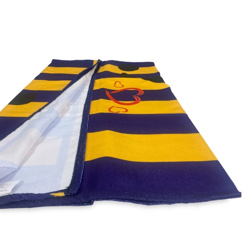 SERVIETTE DE PLAGE en éponge I Love VERONA mesure un grand cm. 90 x 170