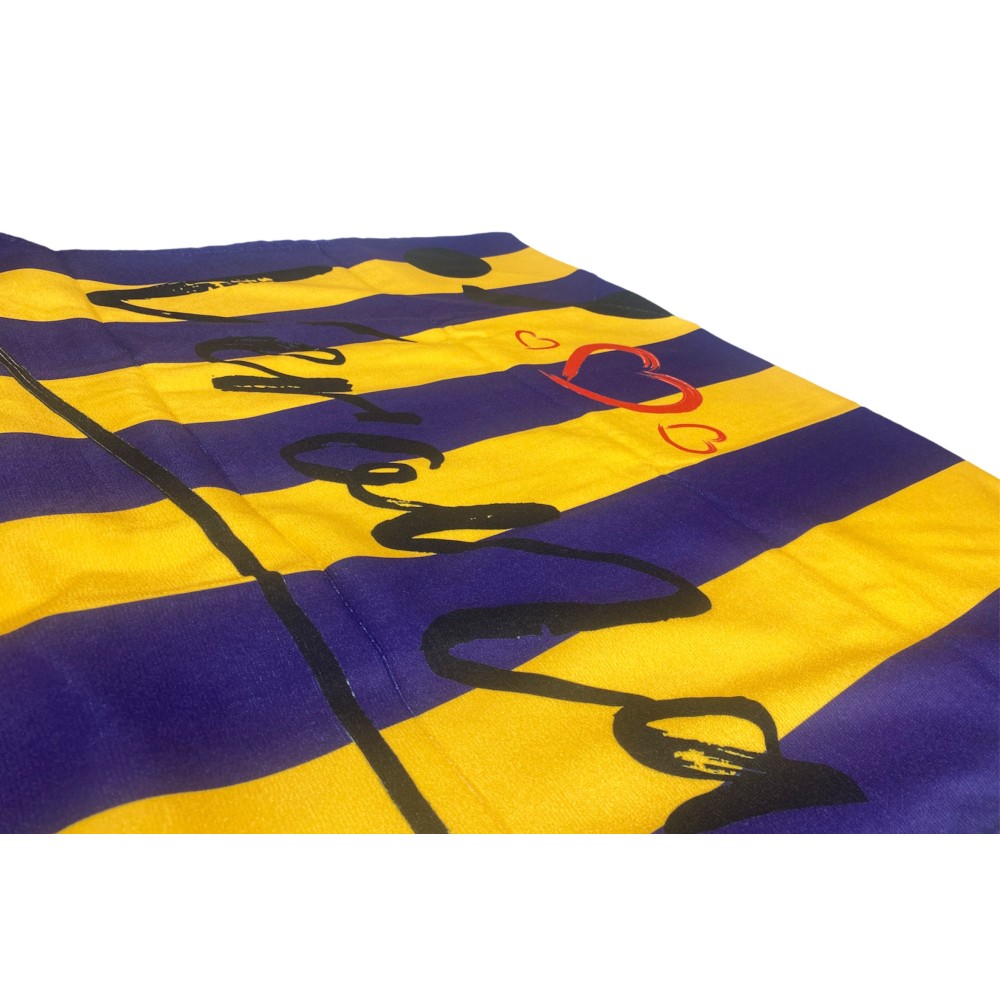 I Love VERONA terry beach towel large cm. 90 X 170