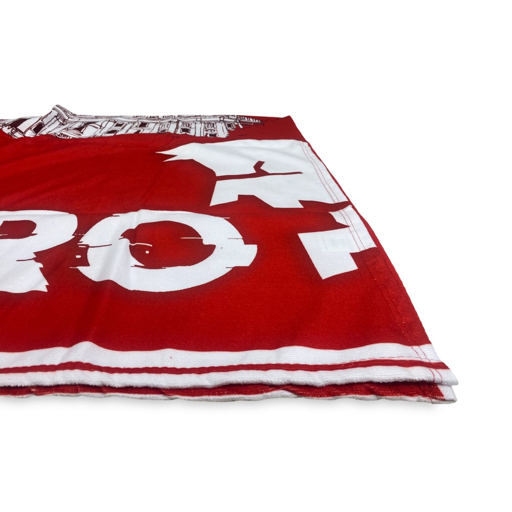 BEACH TOWEL IN TERRY CLOTH TORO MEMORIAL LARGE SIZE CM. 90 X 170