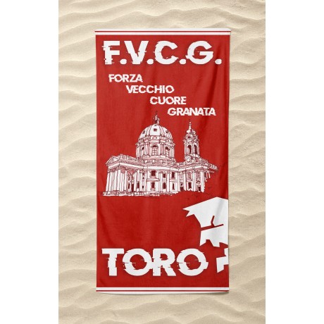 serviette de plage torino calcio