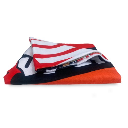 SERVIETTE DE PLAGE en éponge MINI SPORT taille grand cm. 90 x 170
