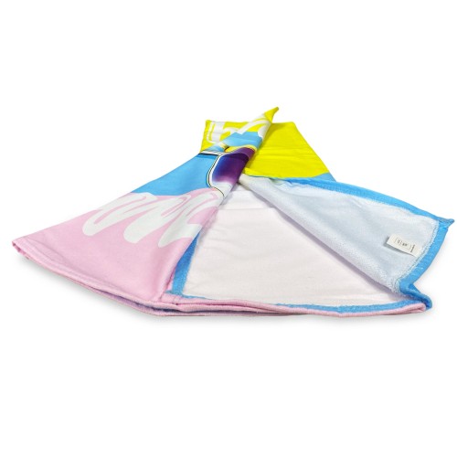 BEACH TOWEL in terry GLASSES size large cm. 90 X 170